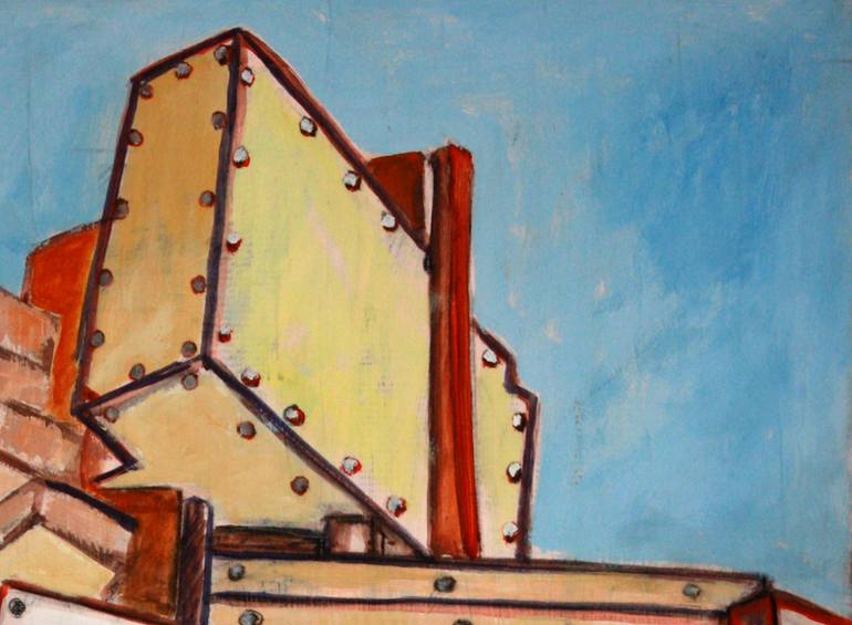 Original Illustration Architecture Painting by Ahmed Borai