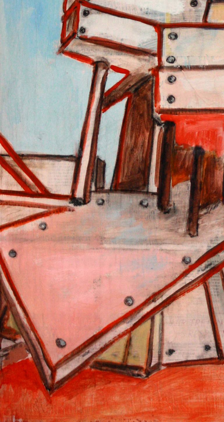 Original Illustration Architecture Painting by Ahmed Borai