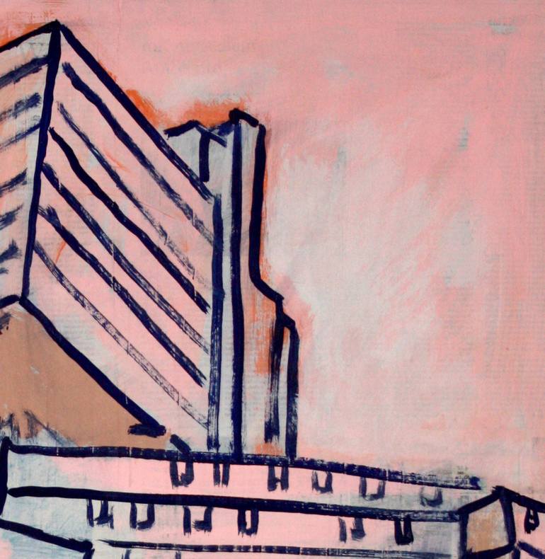 Original Illustration Architecture Painting by Ahmed Borai