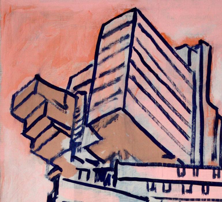 Original Architecture Painting by Ahmed Borai