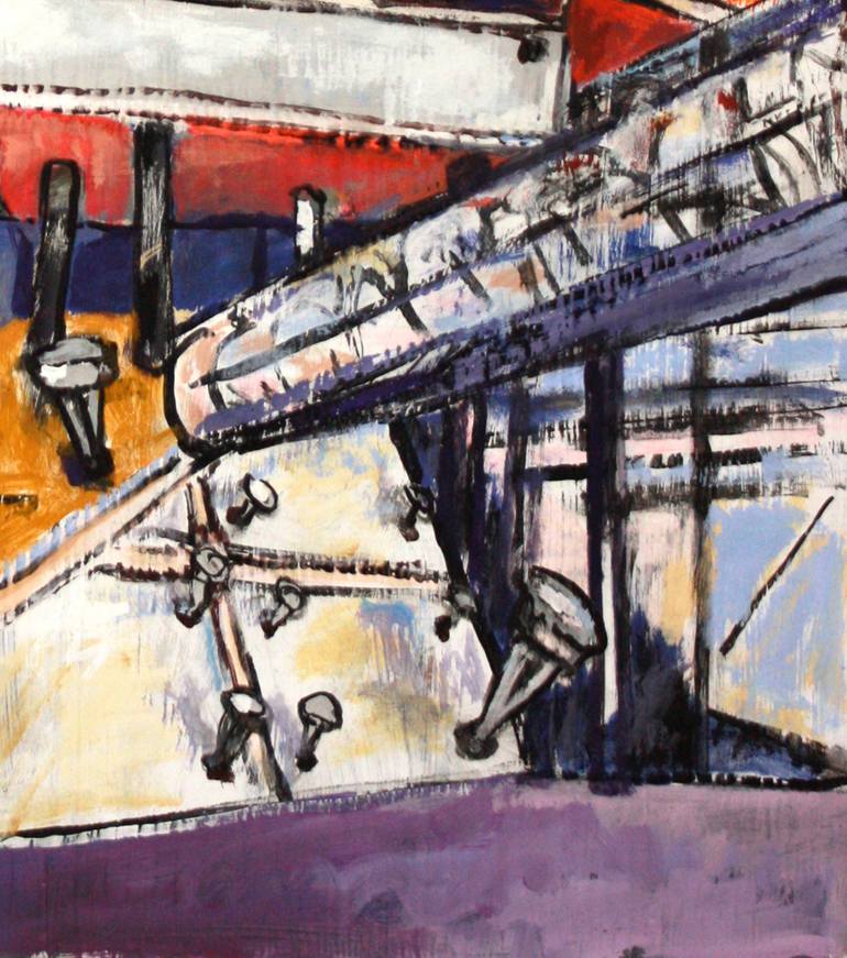 Original Illustration Architecture Painting by Ahmed Borai