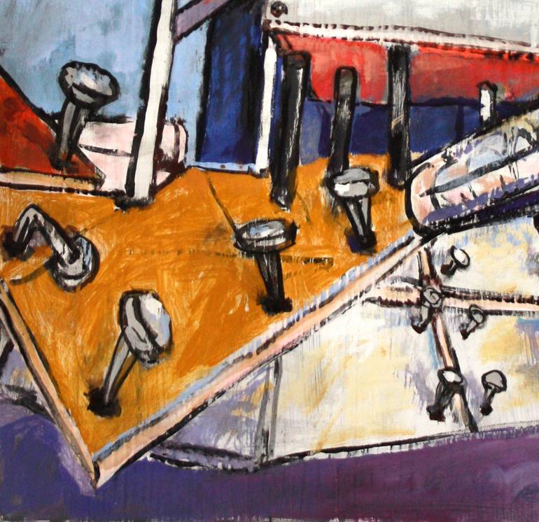 Original Illustration Architecture Painting by Ahmed Borai