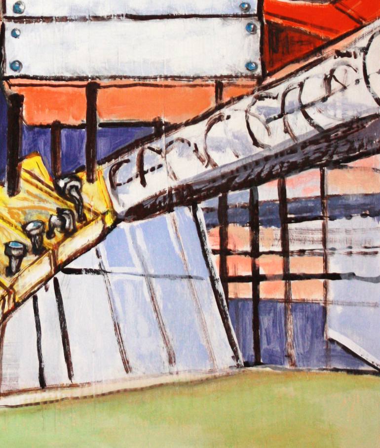 Original Illustration Architecture Painting by Ahmed Borai