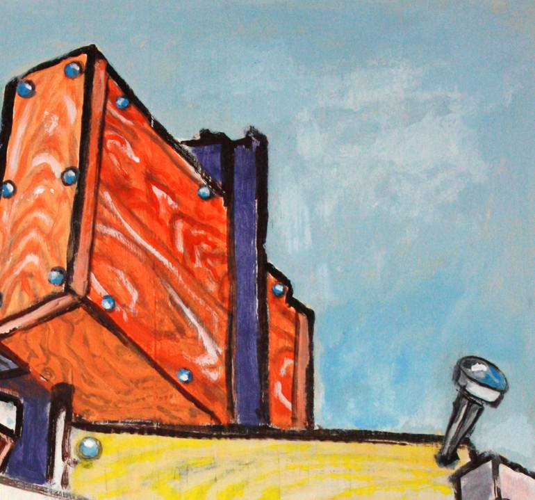 Original Illustration Architecture Painting by Ahmed Borai