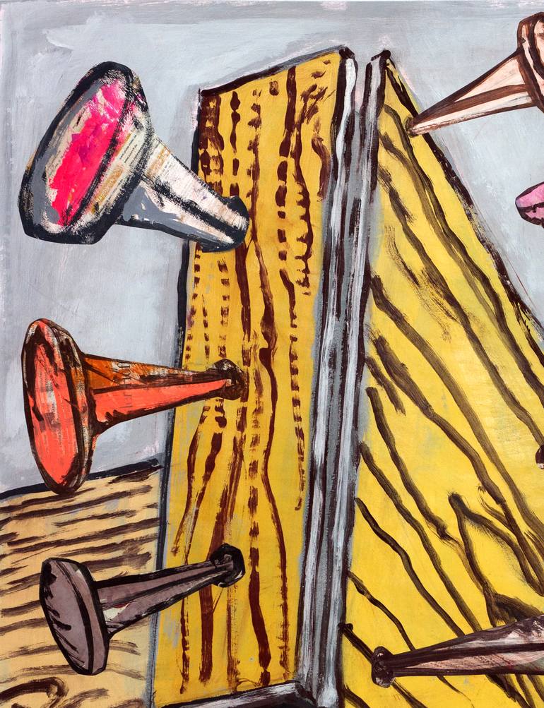 Original Illustration Architecture Painting by Ahmed Borai