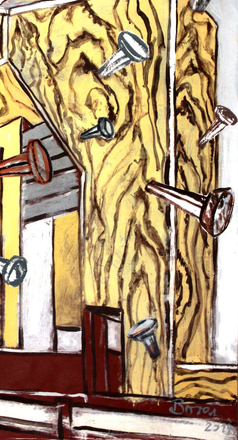 Original Illustration Architecture Painting by Ahmed Borai