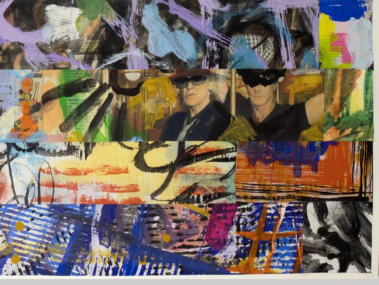 Original Abstract Expressionism Abstract Painting by Ahmed Borai