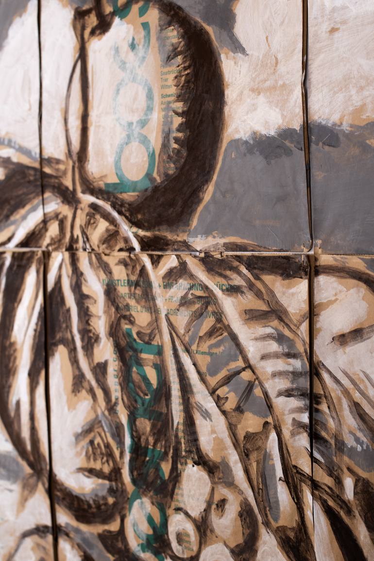 Original Black & White Landscape Mixed Media by Ahmed Borai