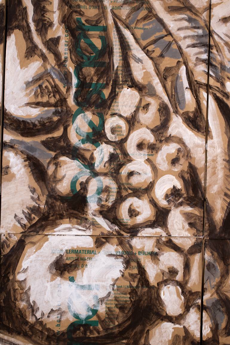 Original Black & White Landscape Mixed Media by Ahmed Borai