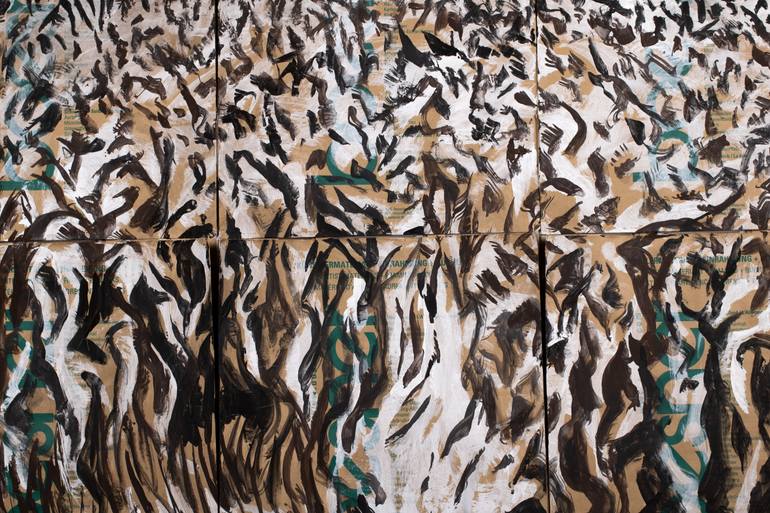 Original Black & White Landscape Mixed Media by Ahmed Borai