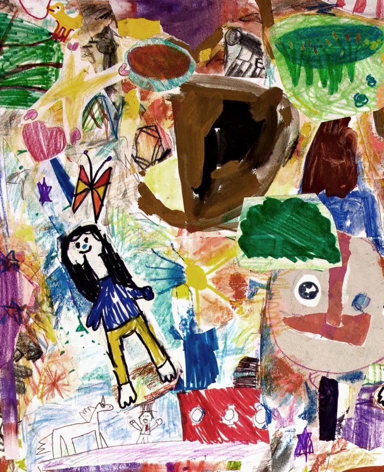 Original Abstract Expressionism Abstract Mixed Media by Ahmed Borai