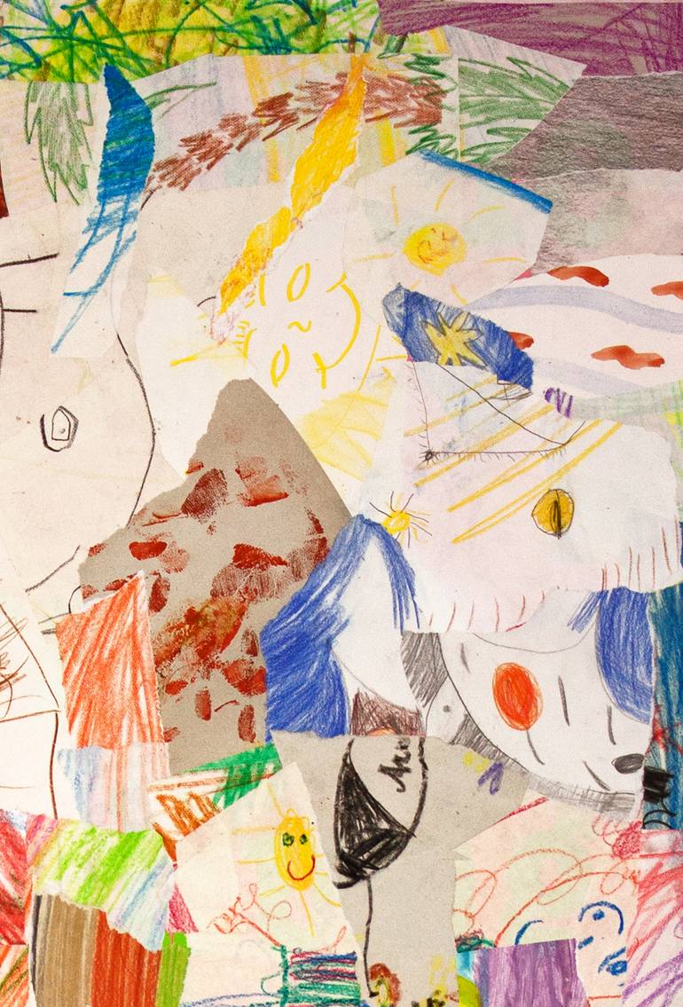 Original Abstract Expressionism Abstract Mixed Media by Ahmed Borai