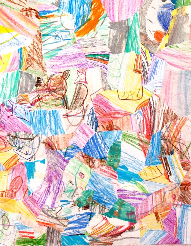 Original Abstract Expressionism Abstract Mixed Media by Ahmed Borai