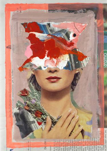 Original Abstract Fashion Collage by Ahmed Borai