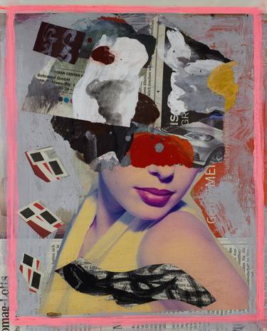 Original Abstract Fashion Collage by Ahmed Borai