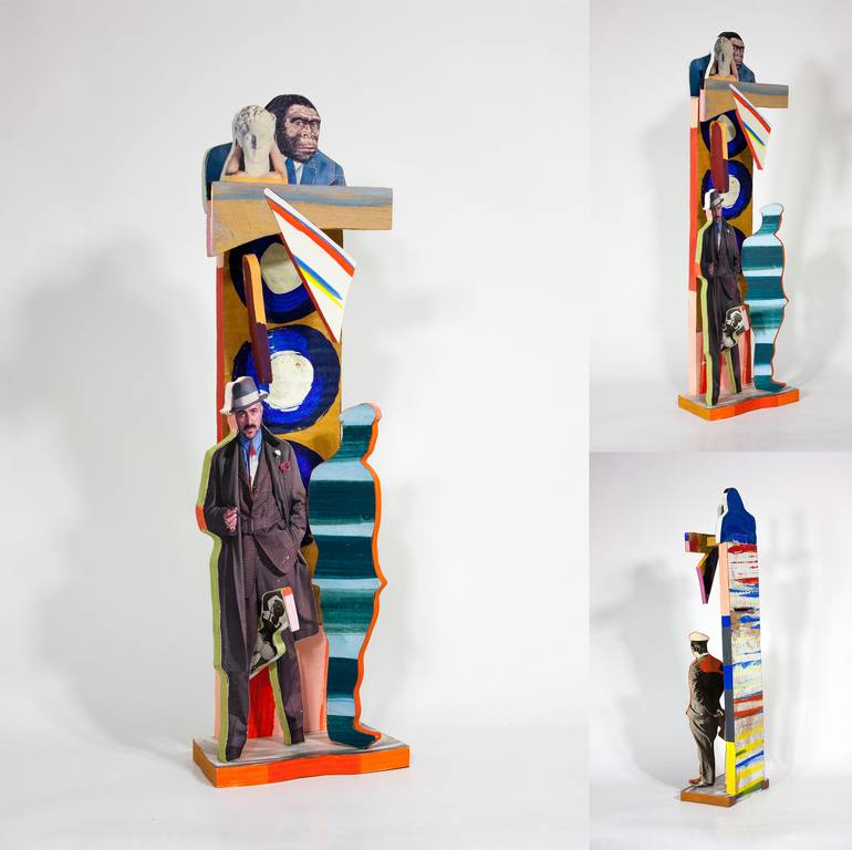 Original Abstract Celebrity Sculpture by Ahmed Borai