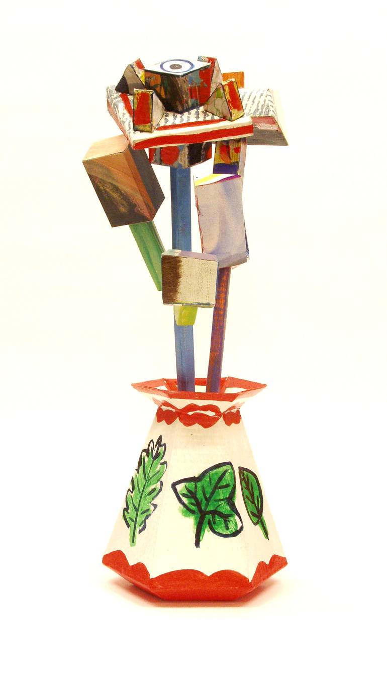 Original Pop Art Abstract Sculpture by Ahmed Borai