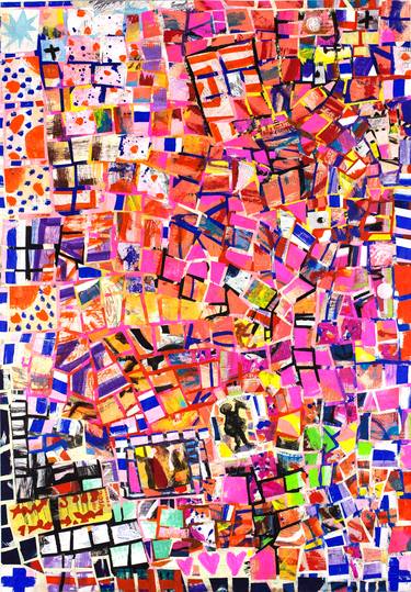 Original Cubism Abstract Paintings by Ahmed Borai