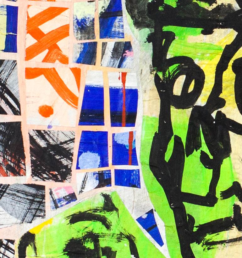 Original Abstract Expressionism Other Collage by Ahmed Borai