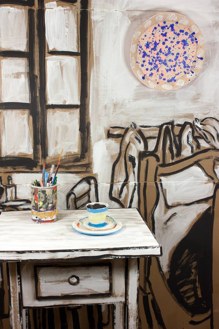 Original Modernism Abstract Sculpture by Ahmed Borai