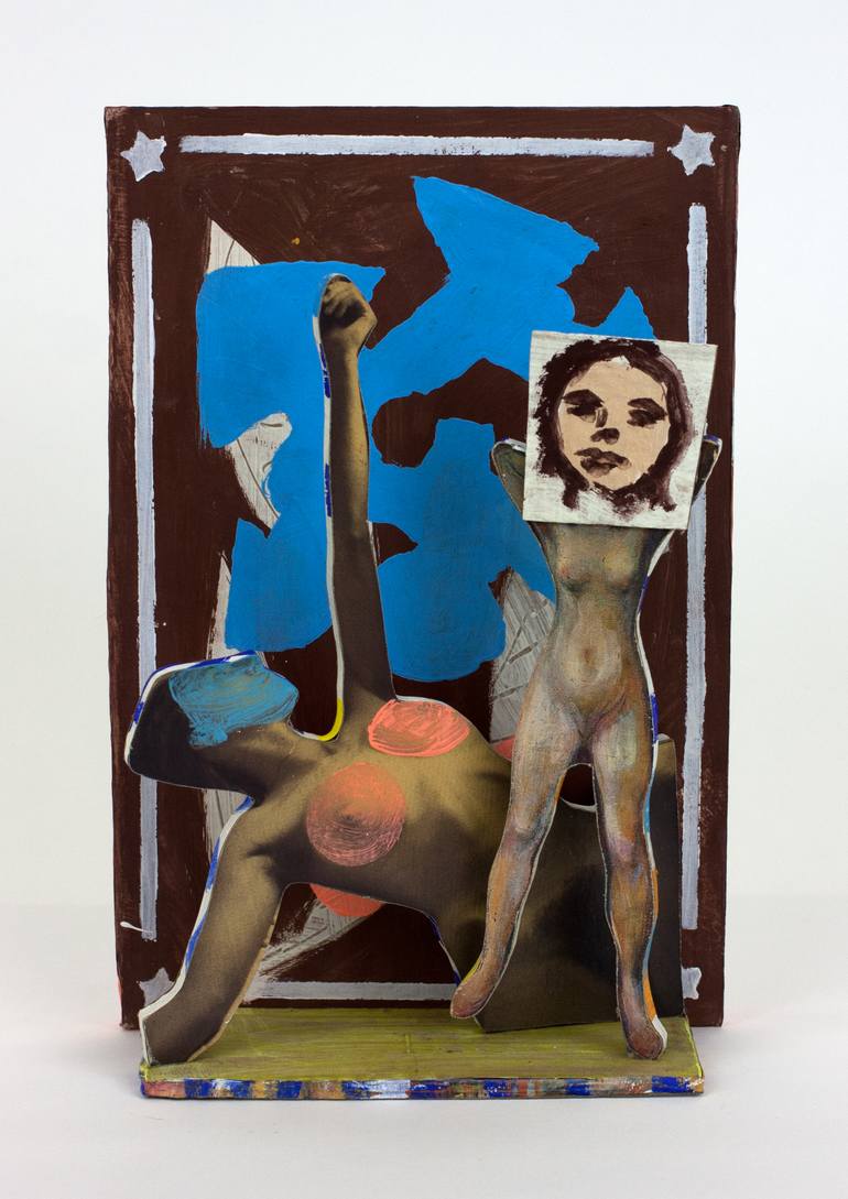 Original Art Deco Nude Sculpture by Ahmed Borai