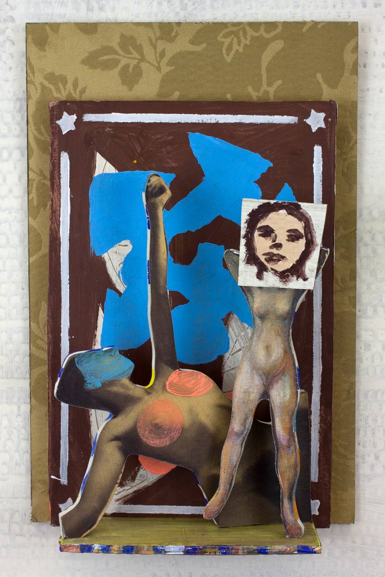 Original Art Deco Nude Sculpture by Ahmed Borai