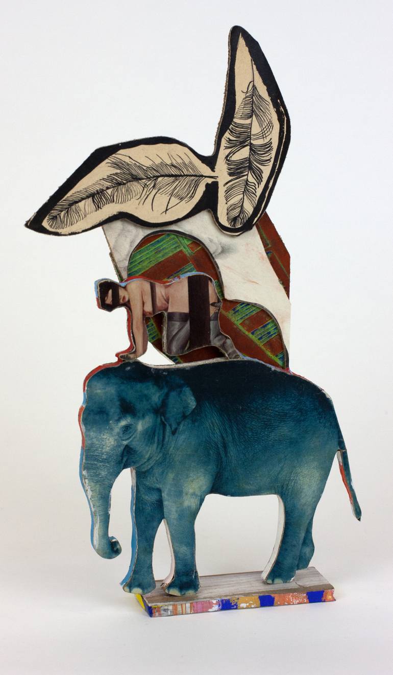 Original Dada Pop Culture/Celebrity Sculpture by Ahmed Borai