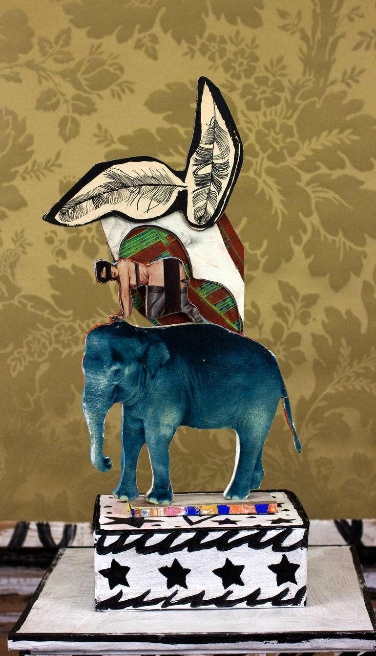 Original Dada Pop Culture/Celebrity Sculpture by Ahmed Borai