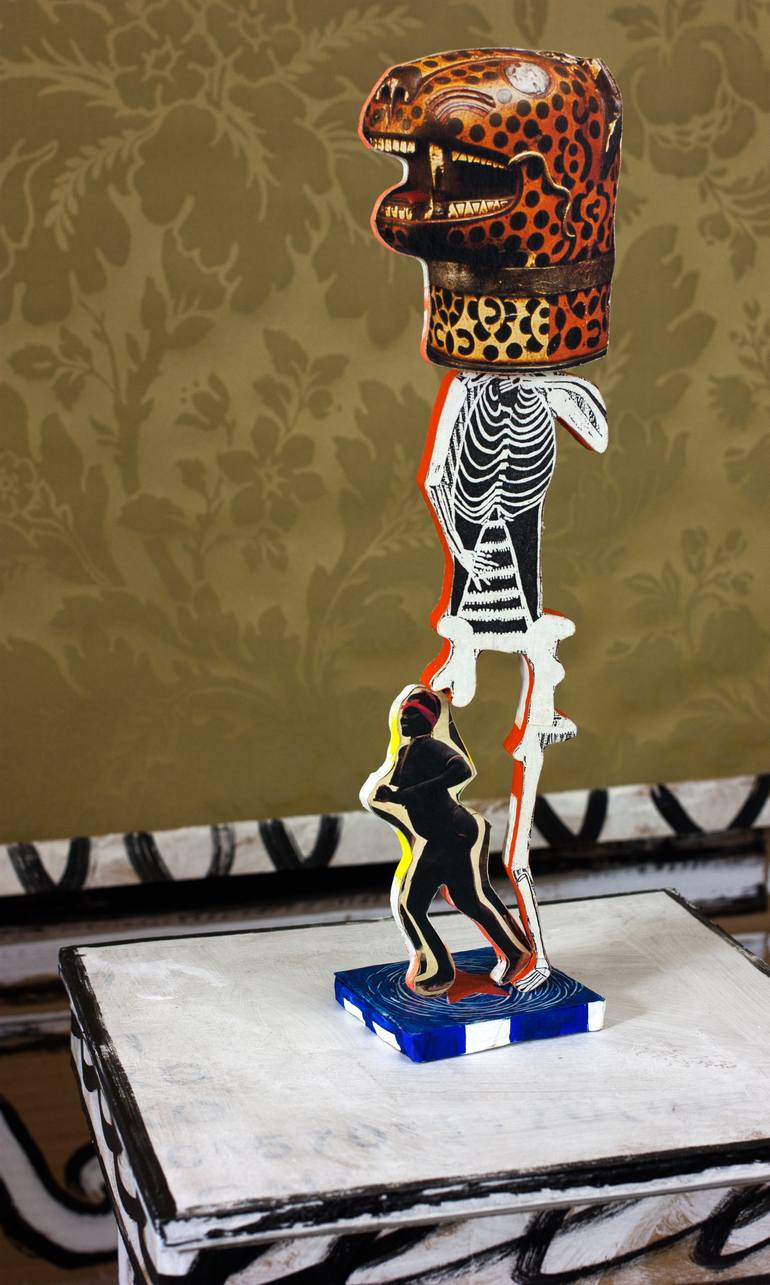 Original Art Deco Nature Sculpture by Ahmed Borai