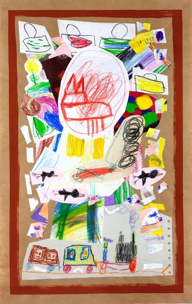 Print of Abstract Expressionism Children Collage by Ahmed Borai