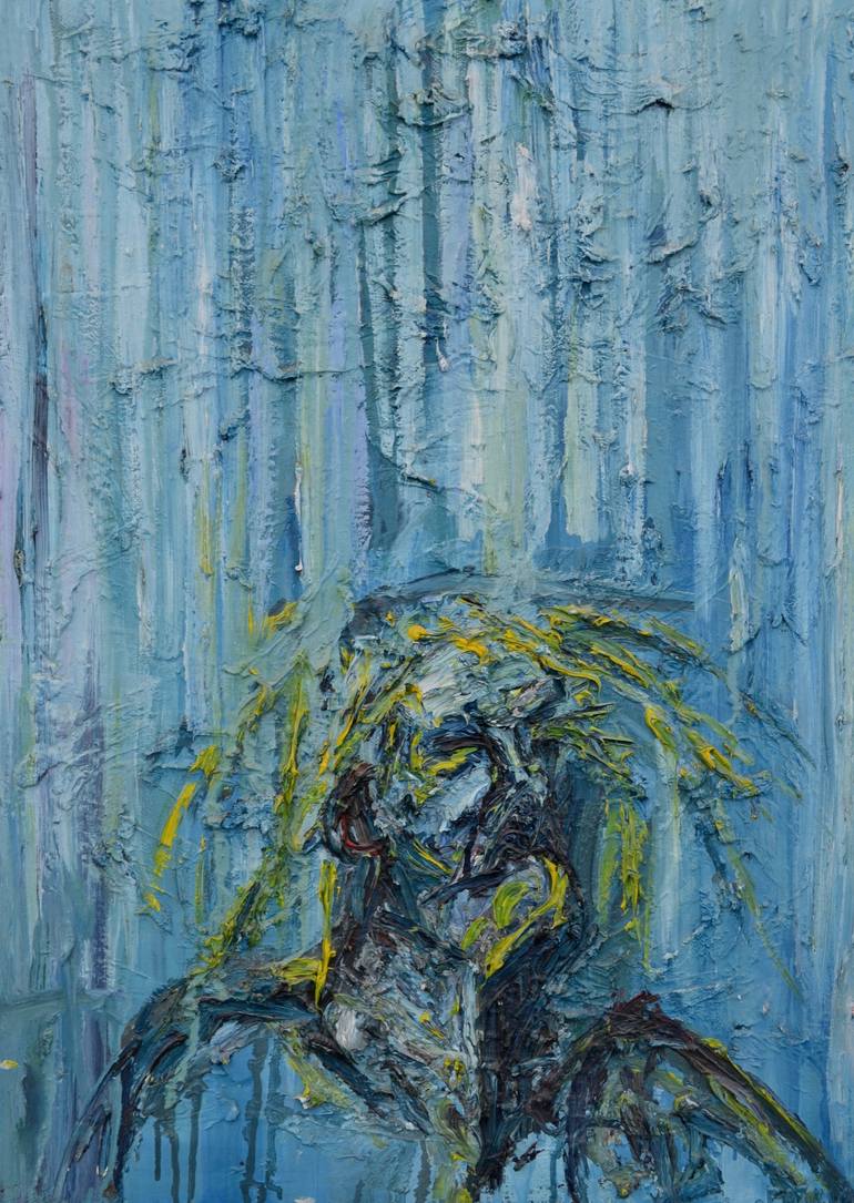 Self Portrait Crown of Sunshine Painting by Patrick John Mills