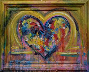 Print of Abstract Love Paintings by Patrick John Mills