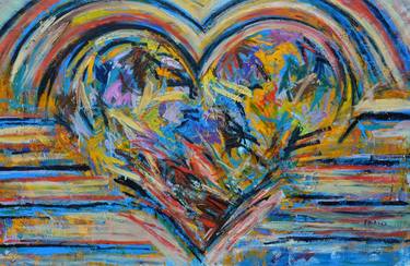 Original Abstract Love Paintings by Patrick John Mills