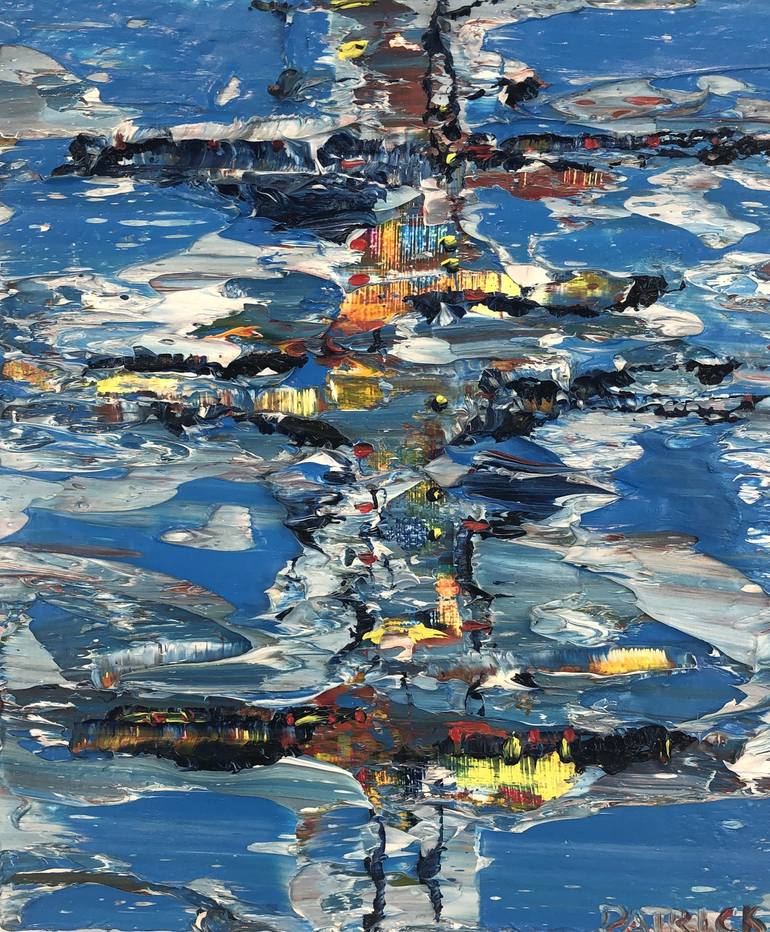 Print of Abstract Expressionism Abstract Painting by Patrick John Mills