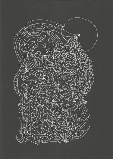 Print of Abstract Fantasy Drawings by Ira Repey