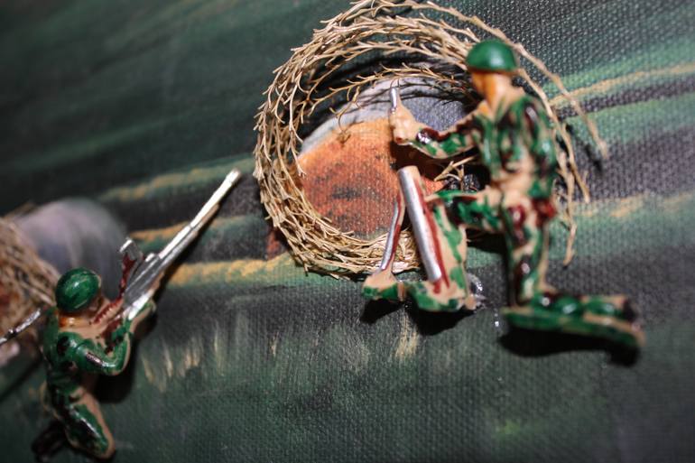 Original Conceptual Animal Mixed Media by Punk Sixty