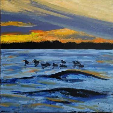 Print of Expressionism Seascape Paintings by Carol Ann