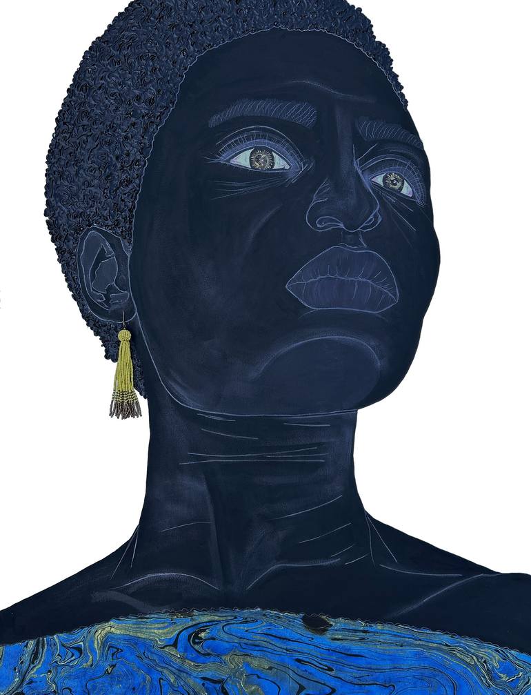 Print of Portrait Paintings by Idris Habib