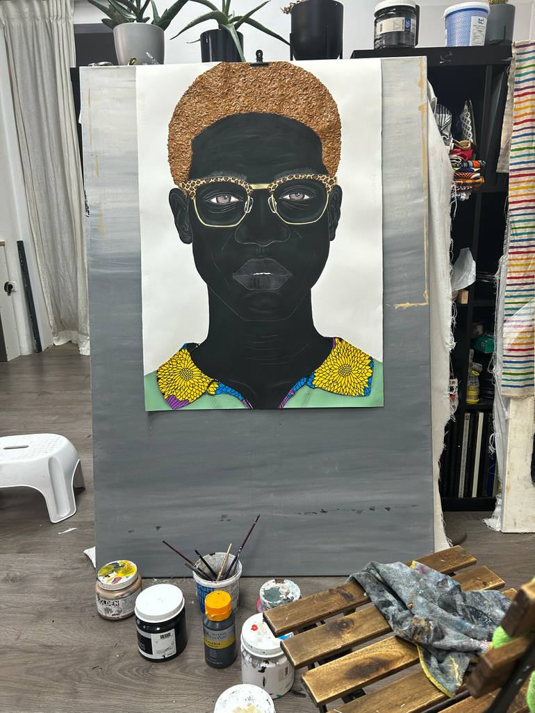 Original Figurative People Painting by Idris Habib