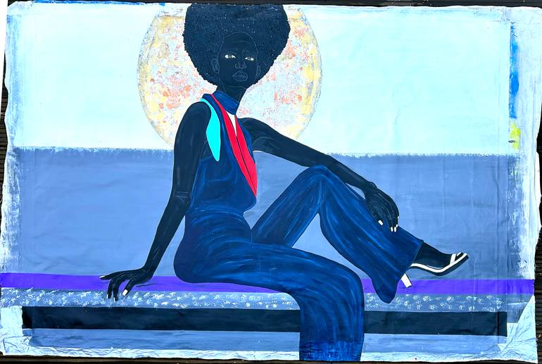 Original Contemporary Women Painting by Idris Habib