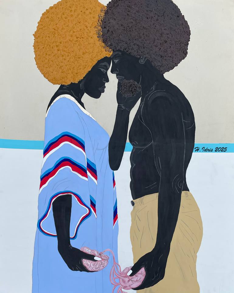 Original Contemporary People Painting by Idris Habib