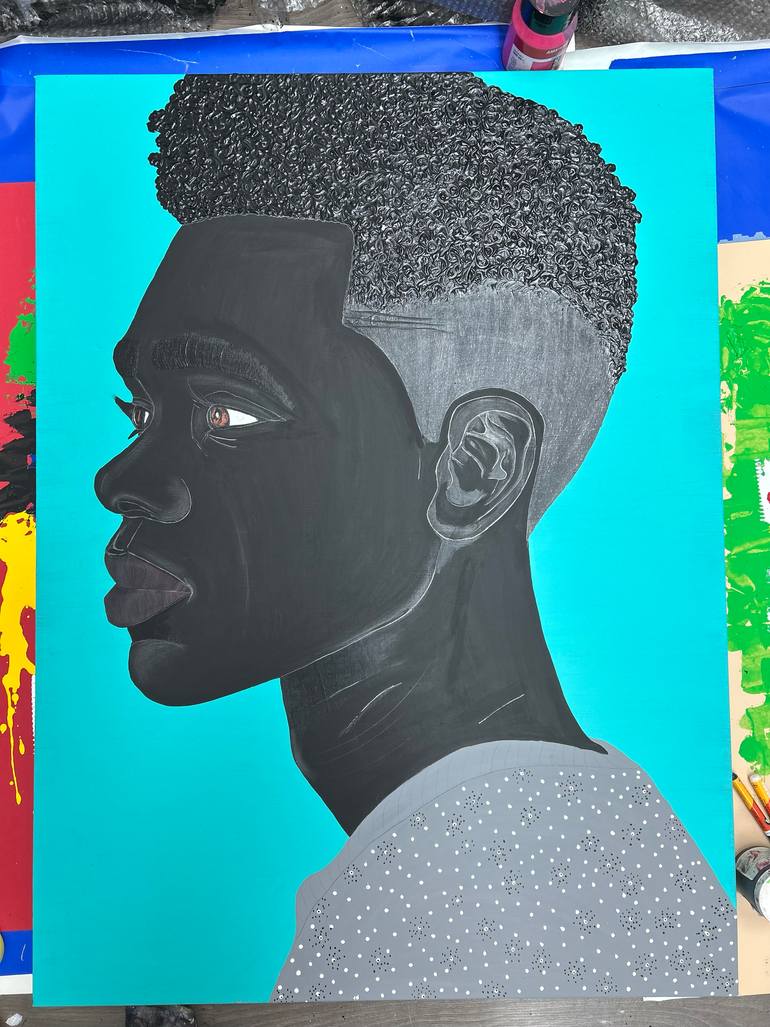 Original Contemporary People Painting by Idris Habib