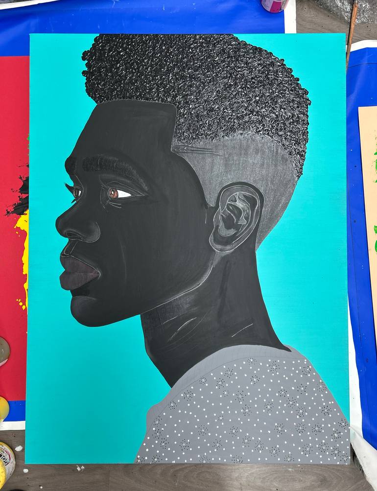 Original Contemporary People Painting by Idris Habib