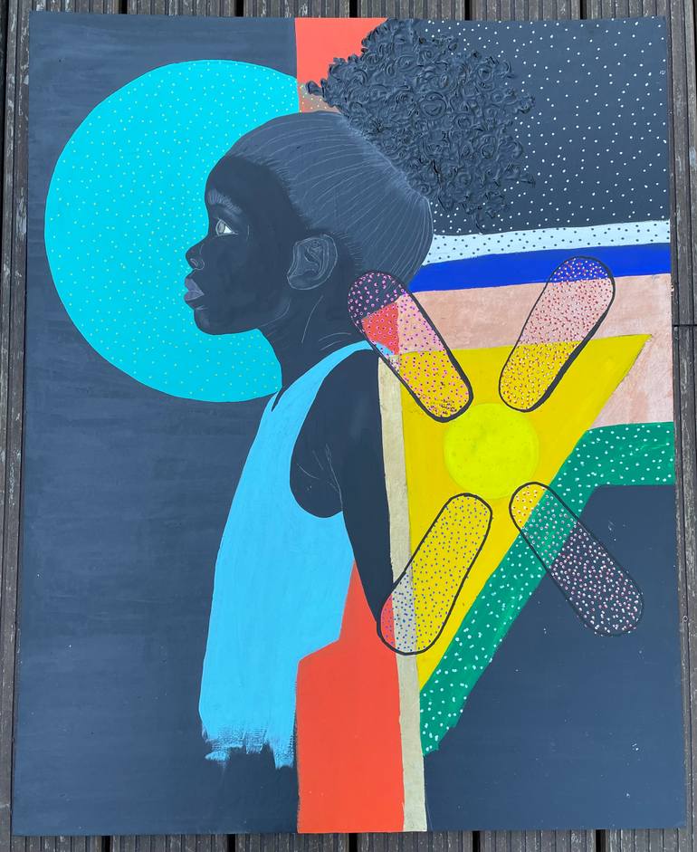 Original Figurative People Painting by Idris Habib