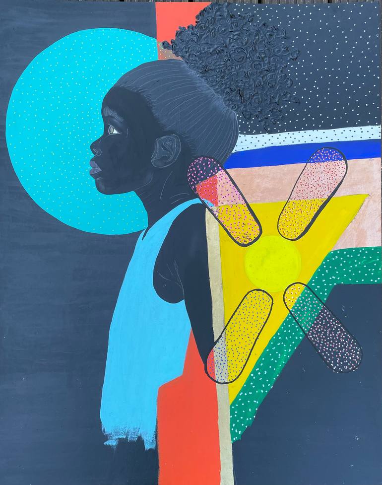 Original Figurative People Painting by Idris Habib