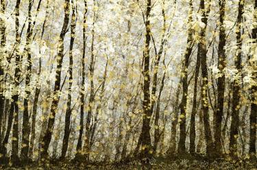 Original Impressionism Nature Mixed Media by Andrew Bret Wallis