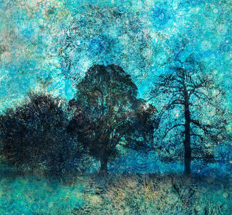 Original Impressionism Landscape Mixed Media by Andrew Bret Wallis