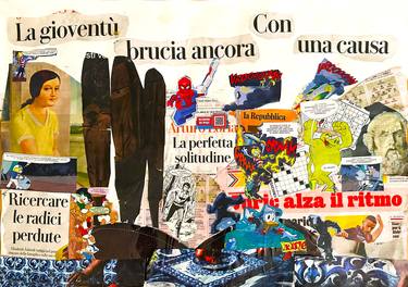 Original Conceptual Landscape Collage by Klaudija Cermak