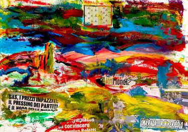 Print of Conceptual Landscape Collage by Klaudija Cermak