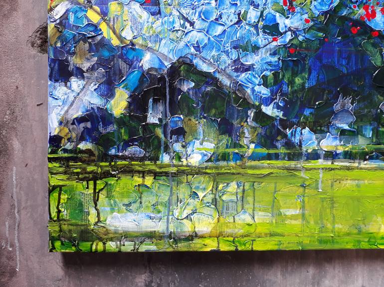 Original Expressionism Landscape Painting by VU NGUYEN DINH